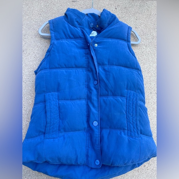 Blue Puffer Vest Size Medium - Picture 1 of 6